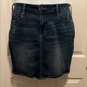 Apt. 9 Dark Blue Denim Mini Skirt